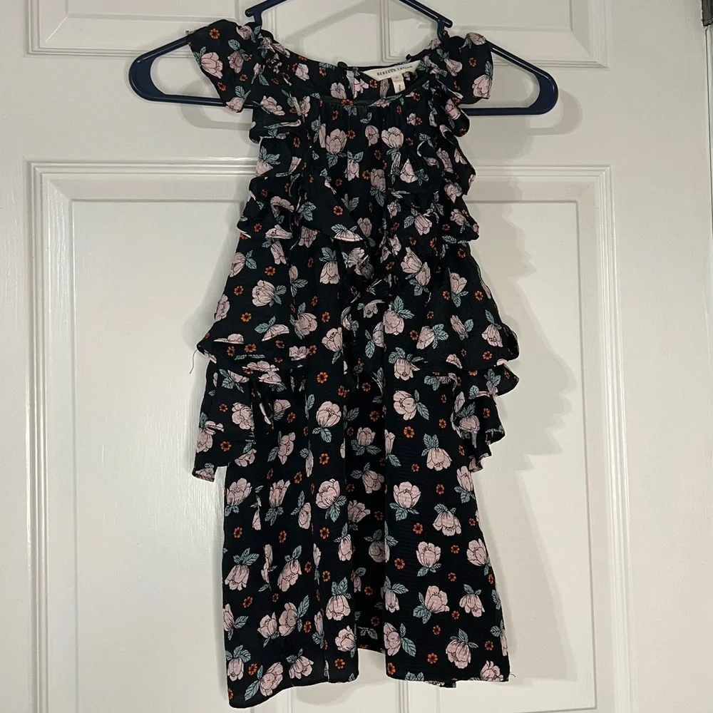 Rebecca Taylor Silk floral print blouse - Picture 2 of 7